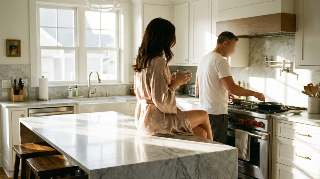 the only thing that my cuckold domains in this house: the kitchen